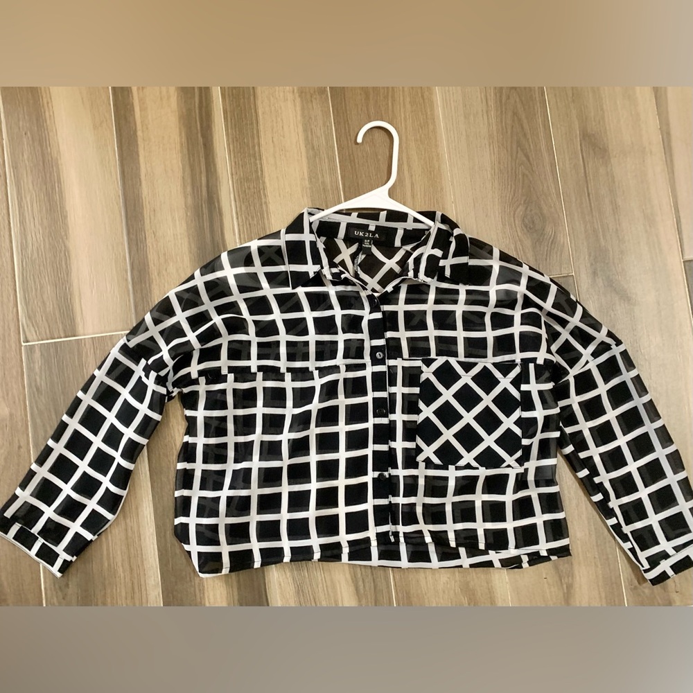 UK2LA WOMENS cropped blouse